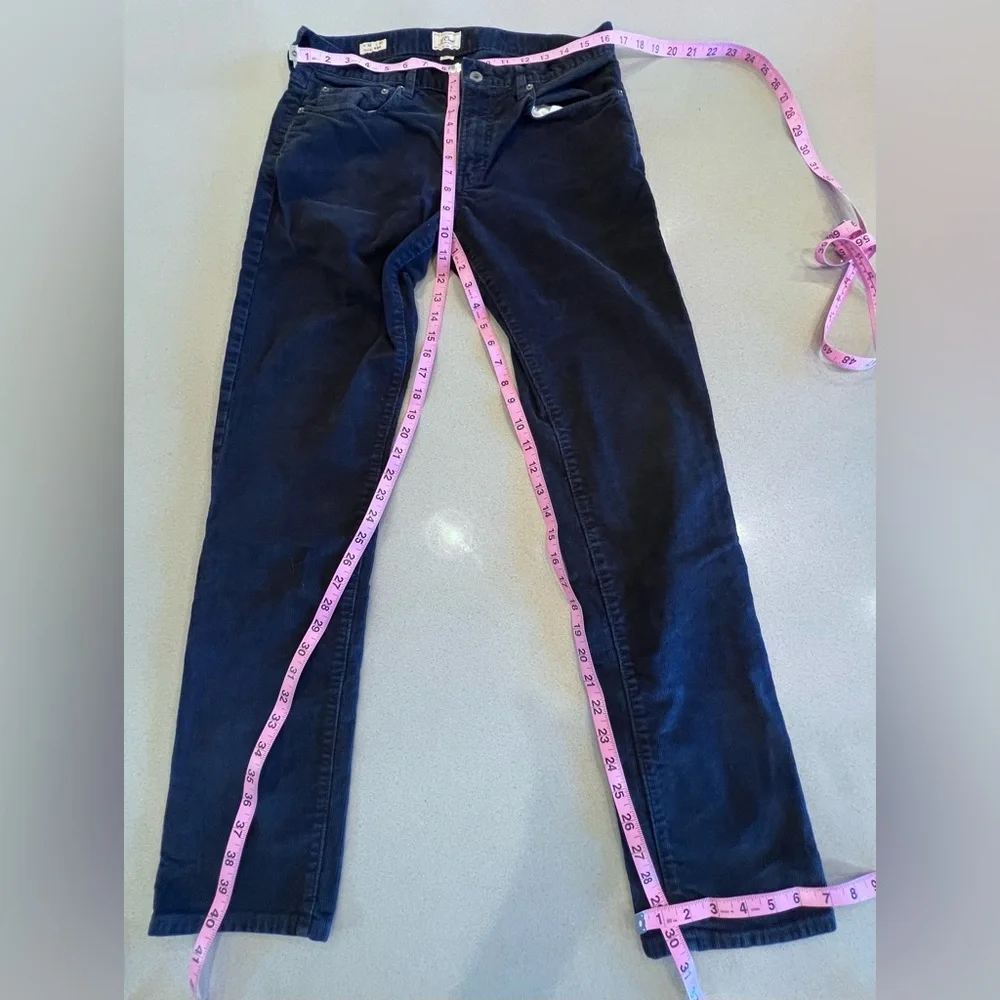 J. Crew Corduroy Navy/Black Pants Style 484 W32 L32